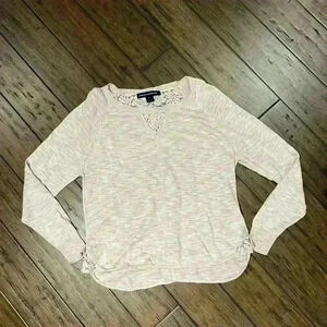 French Connection long sleeve pink  shirt blouse Small